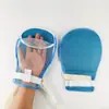 Luvas de Contenção, Tira de Pulso, Placa Fixa, Placa Anti-Arranhão Extraível para Idosos, Zíper Respirável, Tira de Luva de Contenção Tipo Raquete