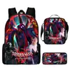 Mochila de liberación rápida transfronteriza de Spider-Man Set de tres piezas Dibujos animados para estudiante de primaria Mochila Escolar Mochila