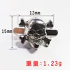Atacado do Fabricante Rebites de Cabeça de Fantasma Peças DIY Couro Roupas Sapatos Decoração Rebites Acessórios Pregos de Caveira Decoração de Halloween