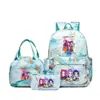 KPOP Demon Hunter Girl Group Mochila Bolsa de Almuerzo Estuche Set Estudiante Anime Moda Mochila Escolar Caja de Lápices Bolsa de Almuerzo