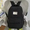 Mochila escolar ligera y versátil de gran capacidad con nuevo diseño de lunares, simple, para niñas de 3º a 6º grado