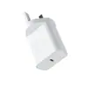 Carregador de Porta Dupla de Carregamento Rápido Padrão Britânico Pd25W Transfronteiriço Adequado para Celulares Samsung e Apple Cabeça de Carregamento Ukca Power