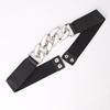 Cinturón de Metal Grueso de Cadena de Moda para Mujer Estilo Punk de Motocicleta Faja Elástica Cinturón Decorativo para Ropa Fabricante Venta al por Mayor
