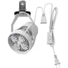 Foco LED súper brillante con clip, no requiere cableado, enchufable, adecuado para puestos exteriores, portátil, para iluminación de bodas, exposiciones de ropa y focos