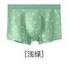 Calzoncillos bóxer deportivos de algodón transpirable para hombre, antibacterianos, transpirables, de cintura media, talla grande