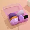 Traje de huevo de maquillaje de belleza de cuatro rejillas 55 brocha de maquillaje cabeza de hongo esponja de cojín de aire empapada en agua para hacerse más grande sin comer base de maquillaje en polvo