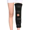 Rodillera disponible en stock con soporte de placa de acero, rodillera de fijación para articulación de rodilla para lesiones de rodilla y rehabilitación de la articulación de la rodilla