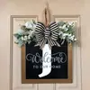 Yzm Cartas Inglesas Transfronterizas Decoración Personalizada para Puerta Principal Colgante para Puerta Accesorios Artesanías de Madera