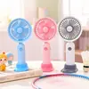 2026 Nuevo Producto Ventilador de Mano Simple Portátil Pequeño Carga USB Base Soporte para Teléfono Ventilador de Escritorio