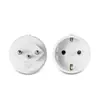 Material de proteção ambiental para PC Plug de conversão de viagem de alemão para suíço Plug de conversão portátil alemão Branco