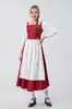 Zhumilian Nuevo Producto Disfraz de Caperucita Roja para Adultos de Halloween Cosplay Fiesta Discoteca Reina del Baile Atuendo Disfraz de Navidad
