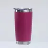 Comercio electrónico transfronterizo taza de coche de 20 oz con recubrimiento en polvo taza creativa de 20 oz para enfriar hielo acero inoxidable 304 aislamiento térmico conservación del frío taza de coche