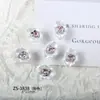 Nova Joia para Nail Art com Pérola Imitação Barroca Pintada em Spray com Diamantes Estéreo Versátil Concha Coração Diamante Acessórios de Unha Vestíveis