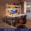 Escritorio de computadora de esquina para deportes electrónicos, escritorio para dos personas, escritorio de esquina para el hogar, estantería, combinación, dormitorio, mesa de oficina en forma de L