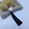 Recordando a Xiangfei Bola de Pelo de 12 cm Borla con Cuentas Colgante de Traje Antiguo Accesorios Hanfu Cheongsam Manualidades Accesorios de Vestimenta