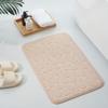 Suministro Directo de Fábrica Alfombra de Espuma Viscoelástica Vestíbulo Cocina Alfombra de Piso de Terciopelo Coral Guijarros Absorbente de Agua Antideslizante Alfombra de Cocina Baño