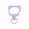 Chaveiro de Liga de Panda com Fivela de Mola Corrente para Celular Acessórios para Joias DIY Chaveiro de Contas Acessórios de Pingente Atacado