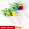 Palitos de Guarda-chuva Pequenos, Palitos de Frutas, Palitos de Guarda-chuva para Decoração de Coquetéis, Guarda-chuvas de Palito, Palitos de Guarda-chuva para Bolo Pequenos, Decoração de Prato de Frutas