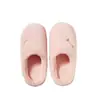 Par Xicheng también zapatillas de algodón para mujer color liso felpa cálidas zapatillas de algodón para pareja hombres interior hogar antideslizantes cómodas zapatillas de algodón