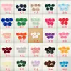 Exquisite Novo Poliéster de 3cm com Flor de Rosa Acessórios para Roupas Flor Decorativa DIY Adorno de Cabeça Acessórios de Cabelo Acessórios para Roupas