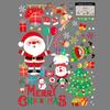Decoração de Natal Adesivos de Janela Adesivos de Porta de Vidro Feliz Natal Criativo Layout de Vitrine de Shopping Adesivos de Natal