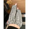 Pantalones de Pijama Rayados Holgados Estilo Coreano Perezoso para Mujer, Nuevo Estilo de Verano Adelgazantes de Pierna Ancha Largos, Cómodos Pantalones de Uso Doméstico y Exterior