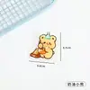 Broche de Oso de Dibujos Animados Estilo Ins Lindo Colgante para Mochila de Estudiante Decoración Insignia de Alto Valor Pin Regalo para Amigo