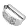 Machacador Manual Anillo de Acero Inoxidable Pinza para Ajo Molinos de Ajo Hogar Arco de Ajo Pinza de Acero 304
