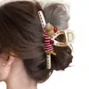 Pinza para el Cabello con Galleta de Cachorro Nuevo 2026 para Mujer, Pinza de Tiburón de Alta Gama para Peinados Recogidos, Accesorio para el Cabello