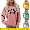 Pro Roe 1973 Amazon Wish Sitio Web Independiente Informal Cómodo Holgado Talla Grande Sencillo Otoño e Invierno Sudadera Exportación