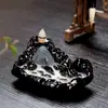 Incensário de Refluxo Artesanato Cerâmico Popular Buda Incenso Sândalo Montanha Alta e Água Corrente Decoração de Incenso para Casa e Escritório