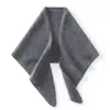Colección de otoño e invierno: Bufanda de punto de cachemira de color liso estilo coreano, bufanda triangular, chal pequeño versátil para mujer, que proporciona calidez y protección contra el frío