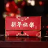 Sobres Rojos de Tela al por Mayor para Año Nuevo, Sobres Rojos de Feliz Año Nuevo, Felicitaciones por Hacerse Rico, Paquetes de Dinero de la Suerte para el Festival de Primavera, Ventas Directas de Fábrica
