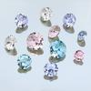 Taladro de uñas Dongzhou 8MM redondo pedrería DIY accesorios de joyería collar aretes taladro de vidrio puntiagudo super flash taladro de uñas