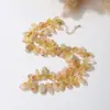 Collar de Grava de Ágata de Cristal Natural al por Mayor, Cuentas de Ágata de Cristal de Piedra Natural de Forma Irregular, Cuentas Sueltas