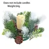 Porta-velas decorativos de Natal, centros de mesa, decorações festivas para festas, decorações de hotel e iluminação ambiente