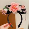 Banda para el cabello con bandera noble, accesorios para el cabello de palacio antiguo, tocados, diadema para niñas, tarjeta para el cabello, ropa Han antigua