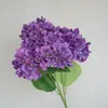 Buket de 5 cabezas estilo europeo flores de hortensia imitación buket vintage hogar flor de seda flor flor artificial flor decorativa flor falsa