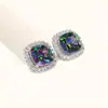 Pendientes de temperamento al por mayor de joyería transfronteriza para hombre y mujer, pendientes de moda europea y americana, nicho, pendientes de cuatro garras, joyería