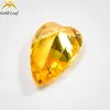Fábrica directa de Wuzhou, Guangxi, piedra desnuda artificial, corazón largo, venta al por mayor de joyería, incrustación con piedra, circón de amor largo, piedra desnuda