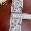 Renda com bordado pesado de miçangas étnicas em organza acessórios de vestuário DIY sapatos e chapéus Hanfu feitos à mão decoração personalizado