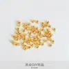 Direto do fabricante: Contas de posicionamento de cor duradoura banhadas a ouro 18K para colares e pulseiras artesanais DIY, fechos de ponta, fechos de posicionamento para panela de pressão