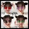 Gafas de Sol Redondas Retro Color Océano Color Caramelo Metálicas de Moda Harajuku para Hombres y Mujeres Gafas Coloridas Transfronterizo
