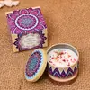 Velas de Aromaterapia, Latas de Estilo Étnico, Flores Secas, Cera de Soja, Aromaterapia Sem Fumaça, Quarto de Casa, Presentes Multiaromatizados