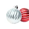 Bolas de Navidad Pintadas a Mano Transfronterizas 6cm/2.36Pulgadas Calabaza Irregular Adornos para Árbol de Navidad Bolas Redondas Pintadas Halloween