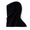 Nueva colección de otoño e invierno: conjunto de gorro y bufanda de punto de cachemira cálidos, de color liso, diseño unisex, simple y versátil
