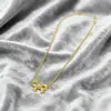 Popular Diseño Vintage de Xiaohongshu Collar con Lazo de Poni Estilo Retro Pulsera de Año Zodiacal para Mujer Accesorios