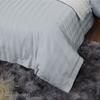 Novo Conjunto de Roupa de Cama de Hotel de Quatro Peças 2025 Hotel Algodão Puro 40S Criptografia a Jato 3cm Roupa de Cama de Cetim