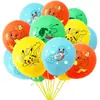 Balão de Látex Impresso Tema Pokemon 12 polegadas Balão Bandeira Pikachu Enfeite de Bolo Decoração de Festa de Aniversário