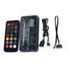 Hub de ventilador RGB para chasis de computadora, luz mágica, sincronización, interfaz de 6 pines, 10+2, control remoto inalámbrico, controlador
